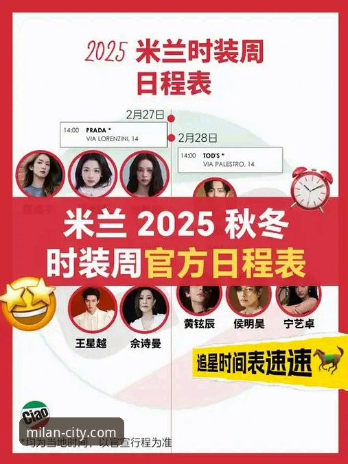 AC米兰官网米兰时装周攻略详解：从门票预订到趋势洞察